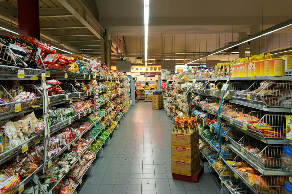 A modern grocery store